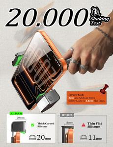 LISEN Support de téléphone d'avion mains libres avec lumière Support de téléphone à rotation de 360 pour siège arrière d'avion Accessoires de voyage et de vol - Product Image 5