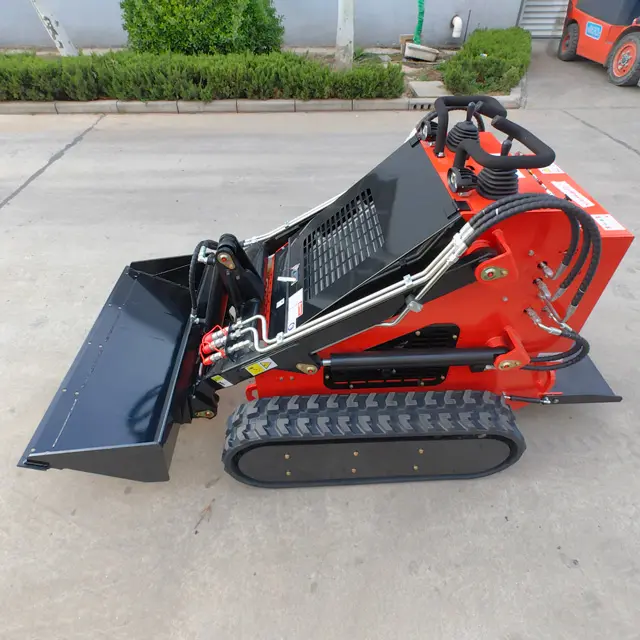 Fábrica feita Anexo Alta Eficiência Mini Skid Steer Loader carregadeiras de rodas mini skid steer loader para vender