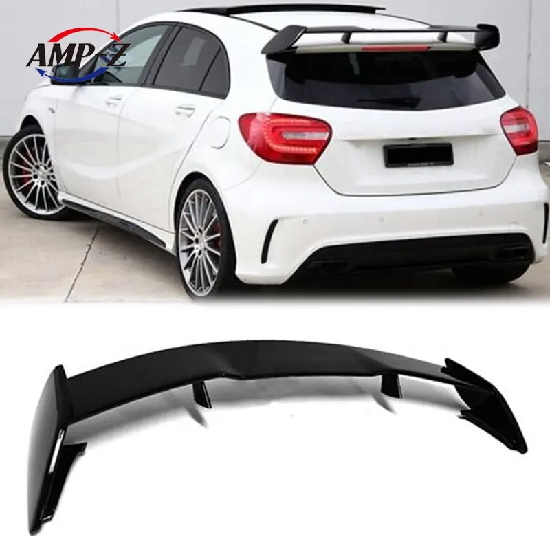 AMP-Z Factory Design Auto abdeckung steile Heckflügel spoiler Außen zubehör Für Benz A Klasse W176 A45s Heckspoiler