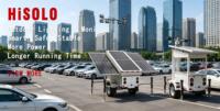 Taşınabilir 400W LED Güneş Enerjili Aydınlatma Kulesi, 7m Teleskopik Direkli Mobil Treyler, IP67 Dış Mekan Aydınlatması