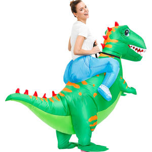 Inflatable Halloween Mascot Riding <strong>Dinosaur</strong> <strong>Costume</strong> for <strong>Kids</strong> Unisex Party Suit of All Ages - Product Image 4