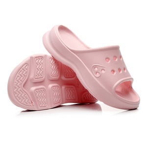 Women Summer Fashion EVA Soft Sole House <b>Slide</b> Slippers Men Indoor Bathroom Anti-Slip Sandals Thick Platform <b>Slides</b> - Product Image 1