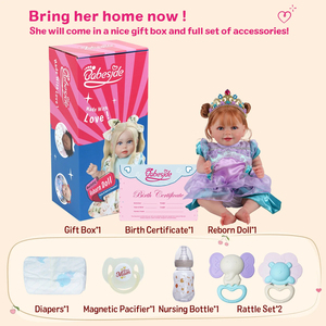 Babeside Doreen 20 ''sống tái sinh bé búp bê trẻ sơ sinh tái sinh trẻ mới biết đi cô gái 50cm vải cơ thể - Product Image 6