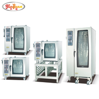 Four combiné électrique à 4 niveaux avec pistolet de pulvérisation externe, excellente isolation thermique, acier inoxydable 304, ventilateur à rotation avant/arrière