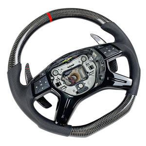 Volante de Carbono para <span class=keywords><strong>Mercedes</strong></span> Clase G CLK E CLS SL W209 W211 W219 W463 R230 2009 2010 2011 2012 2013 - Product Image 1