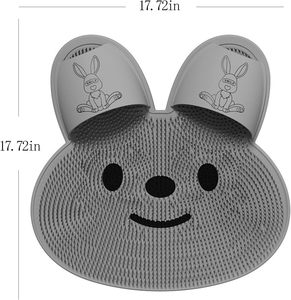 Tapis de bain en silicone super absorbant et antidérapant, tapis de massage pour les pieds de haute qualité, écologique, fabriqué à la machine, couleur personnalisée, 45x45cm - Product Image 6