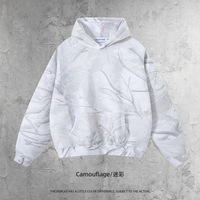 Sweat à capuche 500G teint à la cire, délavé à l'acide, coupe oversize, poche kangourou, épaules tombantes, logo personnalisé, unisexe, streetwear, OEM, vente en gros