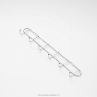 Porte-manteau mural créatif en fer pour salon, porte-manteau simple rangée pour chambre à coucher