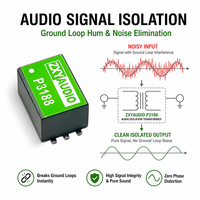 Transformateur d'isolation audio blindé SMD entièrement encapsulé P3188, rapport de transfert 1:1, transformateur de signal audio 6 broches
