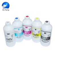 Encre DTF de haute qualité CMYK+W fluide et sans bourrage, encre blanche à jet d'encre de 1000 ml pour imprimante DTF A3, encre blanche à base d'eau