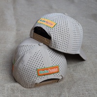 Casquette de baseball personnalisée de haute qualité avec logo brodé, respirante, perforée au laser, imperméable, pour le golf, pour les clubs de golf