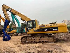 Excavadora de 30 toneladas, hoja hidráulica, Pila, hoja, Pila, martillo vibro, trabajo con excavadora CAT 330 - Product Image 2