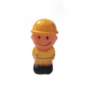 China Wholesale High Quality Plastic PVC Educational Rubber Fire Fireman Baby Toys - Product Image 4