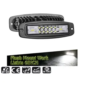 Barra de luz LED de trabajo de 7 pulgadas para coche, lámpara de marcha atrás para conducción automática, ATV, SUV, camión, vehículos todoterreno, 12V