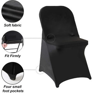 ปลอกคลุมเก้าอี้งานเลี้ยงแบบยืดได้สีขาวสำหรับงานแต่งงาน ปลอกคลุมเก้าอี้พับได้สำหรับงานอีเว้นท์จาก Reador Wholesale - Product Image 3