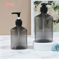 Flacon distributeur personnalisé rechargeable de 350 ml pour shampoing, gel douche et après-shampoing – Emballage cosmétique pour lotion et gel douche