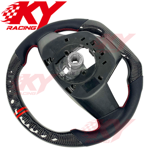 Volant de voiture sport en fibre de carbone avec écran LED personnalisé pour Mazda Speed 3 2010-2014, compatible avec Mazda 6 CX-3 CX-5 - Product Image 3
