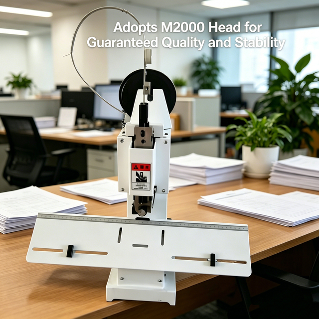 Single Wire Stapler for Flat and Saddle Stapling Dual Function for Booklet Magazine Brochure Binding Office Use