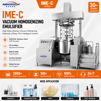Prix usine Mélangeur émulsifiant sous vide 50L-500L avec pompe hydraulique et boîte de vitesses, haute sécurité, pour produits chimiques, unidirectionnel/bidirectionnel