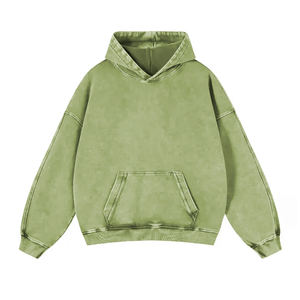 เสื้อฮู้ดเก็บความร้อนคู่ของผู้ชายผ้าฝ้าย100% ซีดจางสไตล์ใหม่พิมพ์ลาย3D กรดซักได้สำหรับฤดูหนาว - Product Image 6