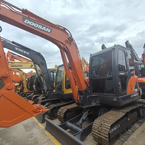 รถขุดมือสอง DOOSAN DX60-9C 6 ตัน เครื่องยนต์ยันม่าร์ ปั๊มไฮดรอลิก Doosan Mottrol มอเตอร์วาล์ว KYB ใช้งานมาแล้ว 1200-2000 ชั่วโมง สภาพ 90% ใหม่ 0.26 เมตร - Product Image 1