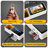 G22 Taşınabilir Anahtarlık Kamera 1080P HD Kayıt 27.2g Ultra Hafif, 1.47 İnç LCD Ekran, 21 Yaratıcı Filtre PC Web Kamerası Fonksiyonu