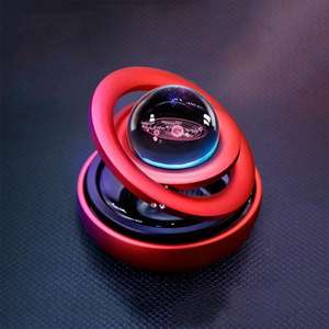 Ambientador Solar <span class=keywords><strong>de</strong></span> doble anillo <span class=keywords><strong>de</strong></span> suspensión para coche, adornos giratorios <span class=keywords><strong>de</strong></span> galaxia, decoración <span class=keywords><strong>de</strong></span> coche, levitación magnética - Product Image 2