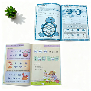 Livres de coloriage anglais personnalisés sur demande, de haute qualité, couverture souple, pelliculés, pour l'éducation de la petite <span class=keywords><strong>enfance</strong></span> - Product Image 2