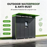 Casier à colis intelligent 24h/24 et 7j/7 sans surveillance, extérieur, étanche, antirouille, avec support logiciel et matériel personnalisé