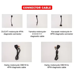 Kit de Cable Adaptador de Diagnóstico OBD para Motocicletas <span class=keywords><strong>LAUNCH</strong></span>, Compatible con <span class=keywords><strong>X431</strong></span> <span class=keywords><strong>PRO</strong></span> Elite PAD V, BMW, Ducati, Yamaha - Product Image 5