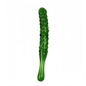 Tapón Anal de Cristal Transparente, Estimulador Anal y Vaginal Frío/Caliente, Varita de Placer Verde/Blanco/Rosa, Impermeable, 16-18cm - Product Image 6