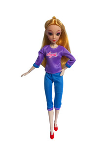 Neue 11-Zoll-Barbene Mini Princess Doll DIY Freizeit kleidung & Yoga Sportswear Weiches Cartoon-Spielzeug für Babys, die Kleid spielen - Product Image 5