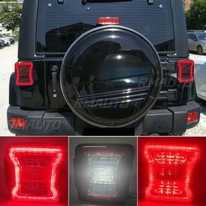 Luz de freno trasera para coche, conjunto de luces traseras, edición americana para Jeep Wrangler JK 2007-2017, kit de carrocería, accesorios para coche - Product Image 4