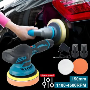 Lucidatrice per Auto Industriale Senza Fili, Macchina Elettrica per <span class=keywords><strong>Lucidatura</strong></span> e Ceratura con Batteria al Litio 12V - Product Image 4