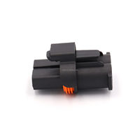 Connecteur de véhicule haute puissance noir robuste série 7,8 mm 1544361-1 avec contact en laiton et boîtier en nylon