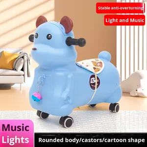 电动儿童玩具车婴儿滑板车塑料安全防侧翻卡通四轮骑乘玩具车 - Product Image 4
