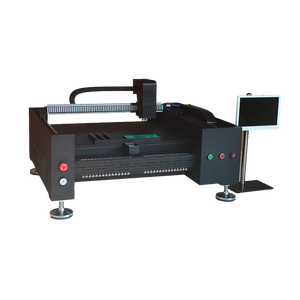 เครื่องประกอบชิ้นส่วนอิเล็กทรอนิกส์แบบกึ่งอัตโนมัติ HXT SMD 4 หัว พร้อมระบบ PLC สำหรับสายการประกอบ  แบบ Pick and Place 4 หัว - Product Image 1