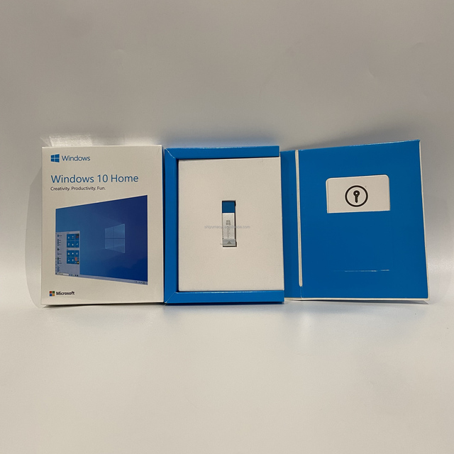 Wholesale Windows 10 Home USB Retail Box with Card windows 10 Home License Key 100% Online Activation in Stock