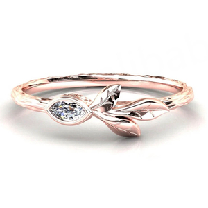 Bague de fiançailles en moissanite taille poire, pierre de naissance d'avril, polie haute brillance, 1 ct, 2 ct, 3 ct, 4 ct, pour empilage, bijoux de mariage - Product Image 6