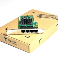 E1G44HT Carte réseau serveur I340-T4 Quad Port 10/100/1000Mbps PCI-Express 4x RJ45