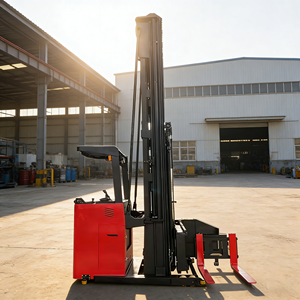 Electric <strong>3</strong> <strong>Way</strong> <strong>Forklift</strong> 1.5 Ton 6m Mast Very <strong>Narrow</strong> <strong>Aisle</strong> Warehouse Truck NOELIFT CE - Product Image 2