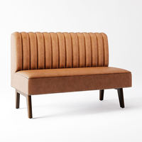 Banquette de restaurant moderne sur mesure de luxe léger, ensemble de canapés et sièges de banquette pour mobilier de restaurant