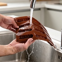 En stock – Moule à gâteau rectangulaire en silicone à 12 cavités, moule à chocolat créatif pour pâtisserie DIY, facile à démouler, compatible four.