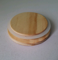 Bocal de rangement en verre écologique avec couvercle en bambou naturel et anneau en silicone, à l'épreuve des enfants, pour l'organisation de produits chimiques