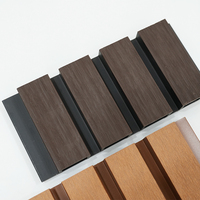 Panneaux de revêtement de haute qualité Panneau mural extérieur en WPC co-extrusion étanche plus durable avec choix personnalisable pour le commerce