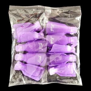 <span class=keywords><strong>Pince</strong></span> à ongles en plastique pour enlever le <span class=keywords><strong>vernis</strong></span>, dissolvant <span class=keywords><strong>de</strong></span> <span class=keywords><strong>vernis</strong></span> UV, outil <span class=keywords><strong>de</strong></span> manucure, 2x5cm, 10 pièces/sac - Product Image 3