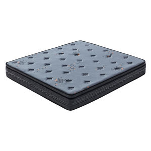 Matelas à ressorts matelassé sur mesure, durable, doux et confortable pour hôpital, en tissu tricoté gris 450g/m² en coton, enroulé en boîte, fermeté moyenne - Product Image 6