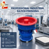 Machine de meulage vibratoire à bol LYH 30L, machine de finition 3D LYH-Z30 pour l'ébavurage des métaux, haute consistance, 0,55 KW, CE