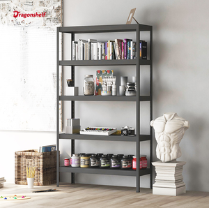 Vente directe d'usine de rayonnages métalliques sans boulons à plusieurs niveaux, rayonnages de stockage d'entrepôt, rayonnages en acier, armoires de rangement - Product Image 4