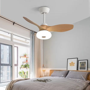 Ventilador de techo LED sólido moderno con motor AC y control remoto Color personalizado 5 años de garantía para la decoración del hogar y la sala de estar - Product Image 4